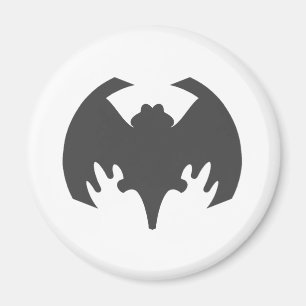 Bat Grey The MUSEUM Zazzle Gifts Magnet