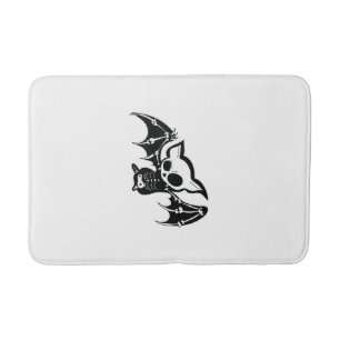 Bat Halloween Bath Mat