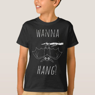 Bat Halloween Costume Cool Hanging Animal Men Wome T-Shirt