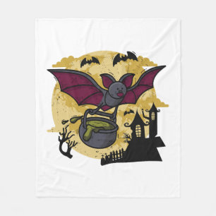 Bat Halloween Fleece Blanket