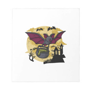 Bat Halloween Notepad