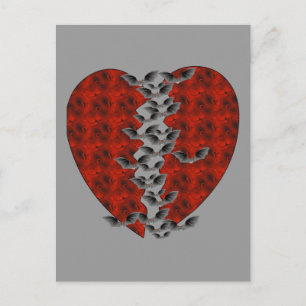 Bat Heart Postcard