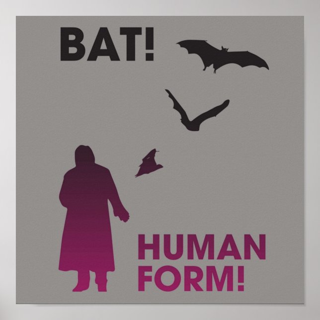 Bat Human Form Laszlo Cravensworth What We Do in t Poster (Front)