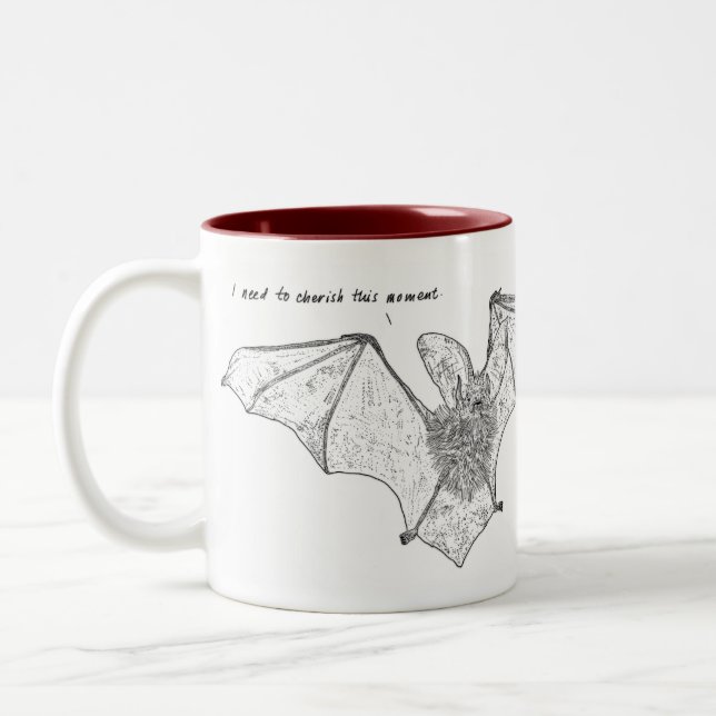 Bat, I Need to Cherish This Moment, Animal Mug (Left)