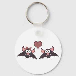 Bat love keychain