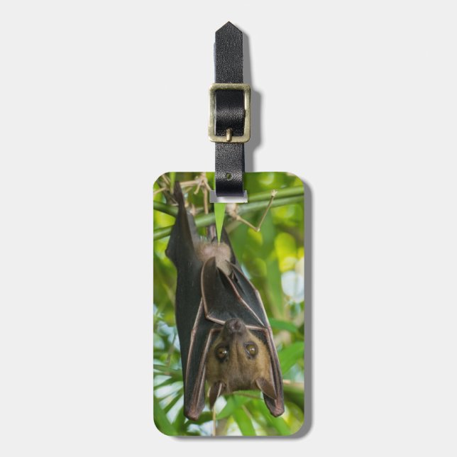 Bat Luggage Tag (Front Vertical)