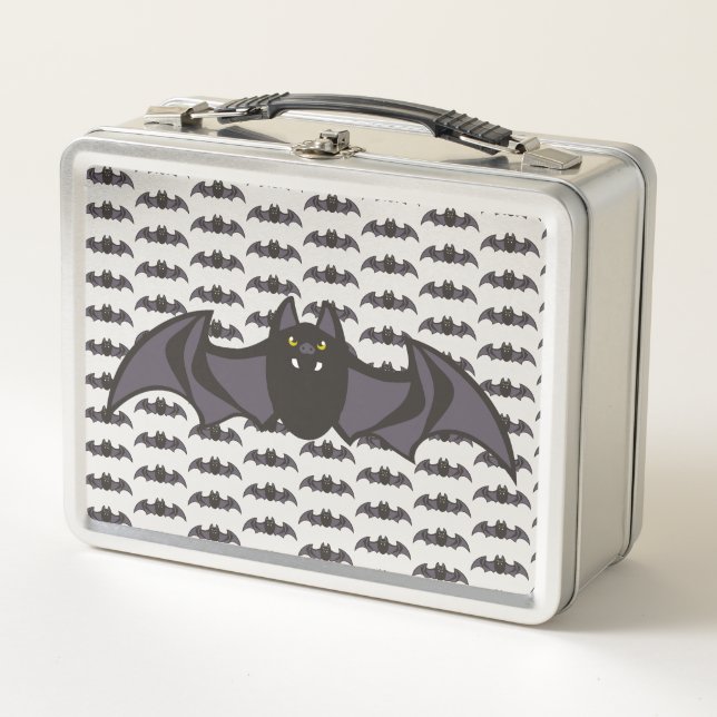 Bat Metal Lunch Box (Front)