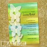 Bat Mitzvah Butterfly Watercolor Blue Green Yellow<br><div class="desc">Bat Mitzvah Butterfly Watercolor Blue Green Yellow Bat Mitzvah designs by Umua. Printed and shipped by Zazzle or its partner.</div>