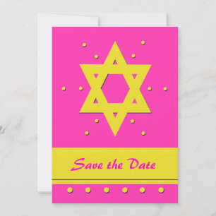 Bat mitzvah Enregistrer la carte d'invitation Date
