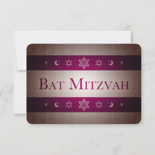 Bat Mitzvah Invitation