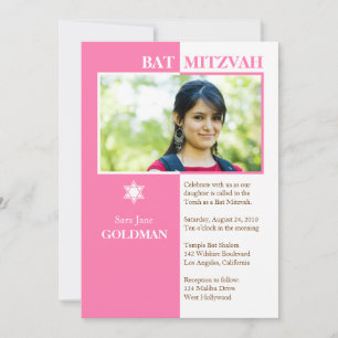 Bat Mitzvah Invitation
