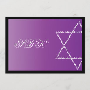Bat Mitzvah Invitation Sydney Blair Purple
