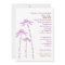 Bat Mitzvah Invitation Watercolor Flowers
