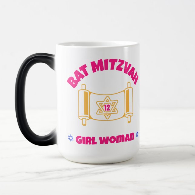 Bat Mitzvah  Magic Mug (Left)