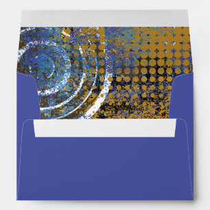 Bat mitzvah Mogen David Circular Star Enveloppe