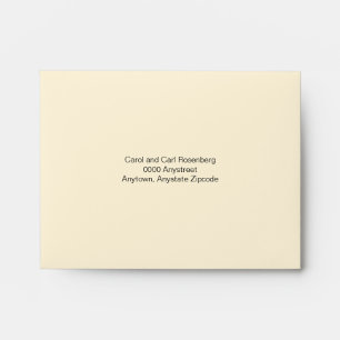 Bat Mitzvah Movie Star Reply Envelope