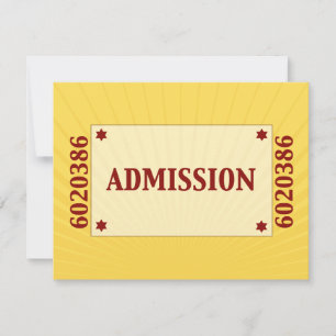 Bat mitzvah Movie Star RSVP Réponse Card Bleu Jaun