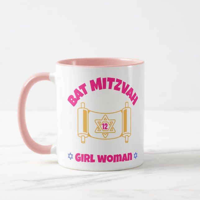 Bat Mitzvah  Mug (Left)
