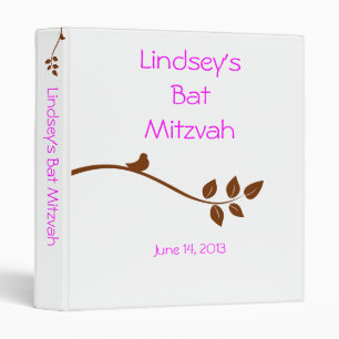 Bat Mitzvah Organizing Binder