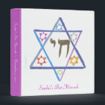 Bat Mitzvah Planner / Scrapbook / Photo Album Binder<br><div class="desc">Planning a batitzvah? This multipurpose personalized binder,  featuring a teen's artwork,  serves as a planner before the event. Afterward,  just swap out the contents & convert it to a scrapbook or photo album. Half the design proceeds for this product go to children's charities.</div>