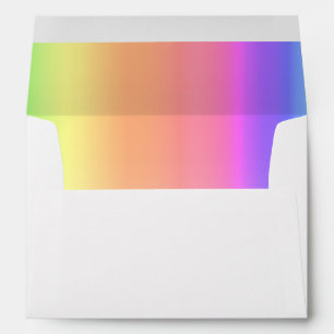 Bat Mitzvah Rainbow and Ribbon Envelope