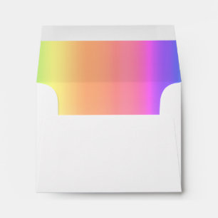 Bat Mitzvah Rainbow and Ribbon Envelopes