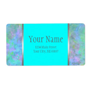 Bat mitzvah Résumé Design en Argent Turquoise