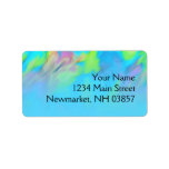 Bat Mitzvah Turquoise Blue Lime Pink Tye Dye Label<br><div class="desc">Bat Mitzvah Invitation Sets by Tailored Type. I am more than happy to help you with your Zazzle experience. Do you like the design but need a different colour? Need it on a different size? Don't see the matching items like stamps or RSVP cards? Need Hebrew added to the invitation?...</div>