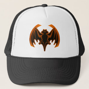 Bat Orange The MUSEUM Zazzle Gifts Trucker Hat