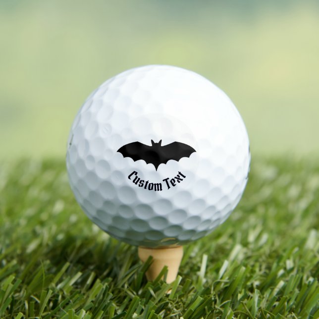 Bat Silhouette Golf Balls (Insitu Tee)