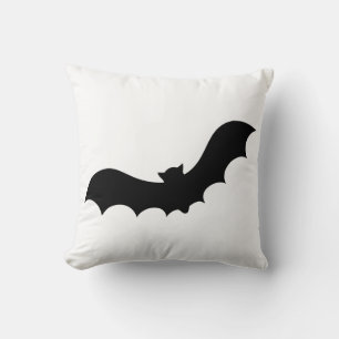 Bat Silhouette Throw Pillow