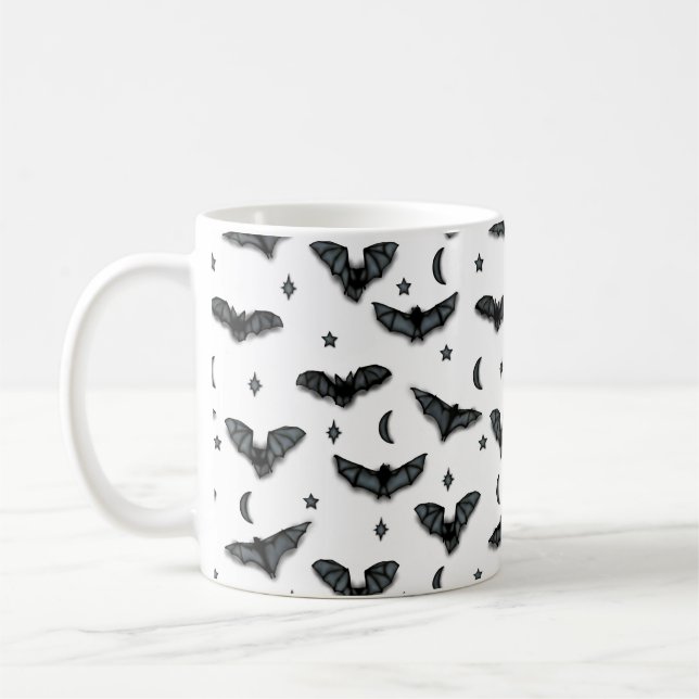 Bat Silhouettes Coffee Mug (Left)