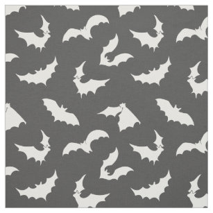 Bat Silhouettes Pattern Fabric
