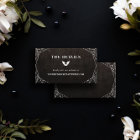 Bat & Spiderwebs Goth Halloween Wedding Details