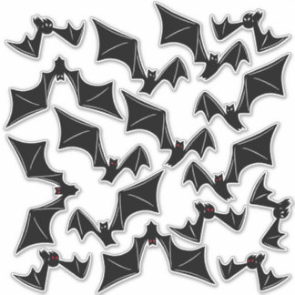 Bat Sticker Vinyl Sticker Set
