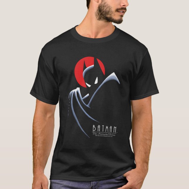 Bat The Animated Series Behind The Cape T-Shirt (Front)