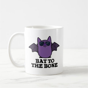 Bat To The Bone Funny Animal Pun  Coffee Mug