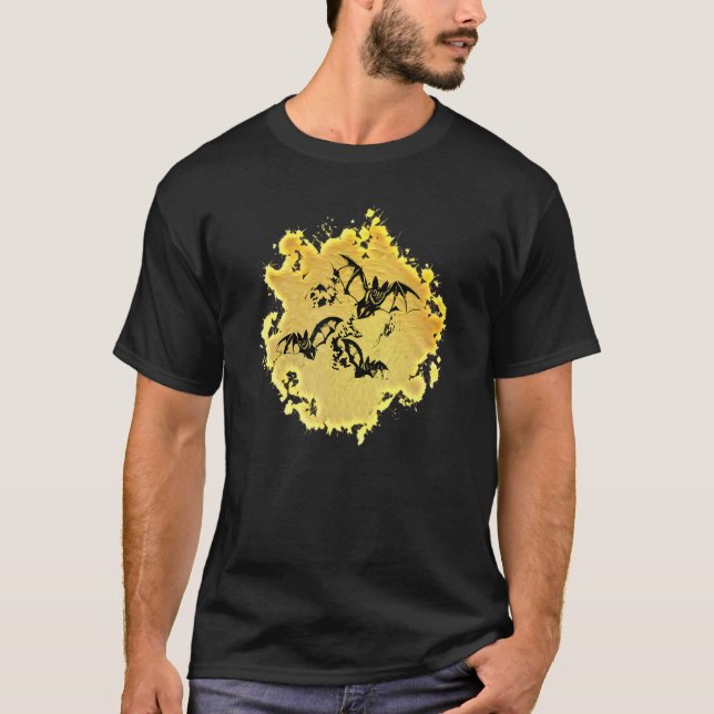 Bat Vampire Halloween Bats T-Shirt (Front)