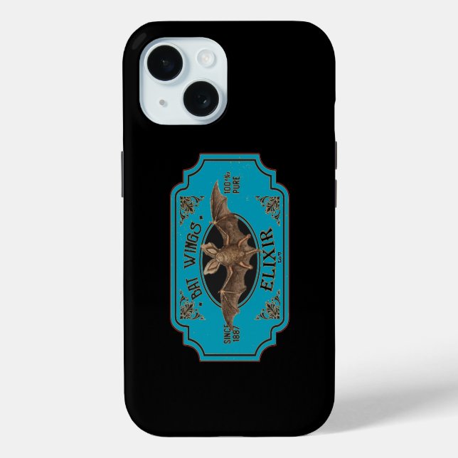 BAT WINGS ELIXIR  funny halloween  Case-Mate iPhone Case (Back)