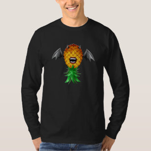 Bat Wings Vampire Bite Swinger Upside Down Pineapp T-Shirt