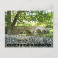 Bataille d'Antietam : Carte postale du pont de Bur