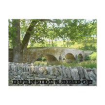 Bataille d'Antietam : Carte postale du pont de Bur