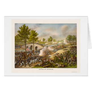 Bataille d'Antietam montrant le Général McClellan