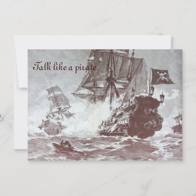 BATAILLE DE BATEAU PIRATE / CARTES DE TRÉSOR PIRAT (Devant)