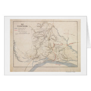 Bataille de Shiloh - Guerre civile Carte panoramiq