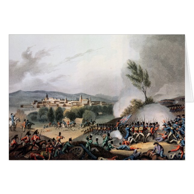 Bataille de Vittoria, gravée à l'eau-forte par I. (Devant horizontal)