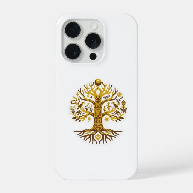 Batang Garing (Tree of Life) iPhone Case (Back)