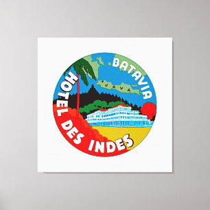 Batavia Hotel Des Indies - XL Canvas Print