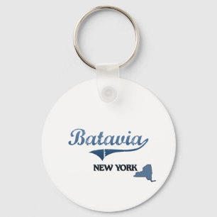 Batavia New York City Classic Keychain