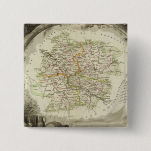 Batch and Garonne 2 Inch Square Button